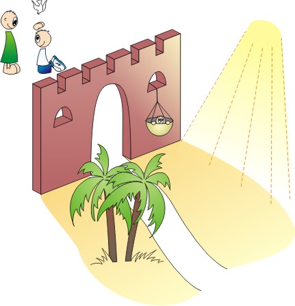 Dibujo del curso Damasco, de la Escuela de Evangelización San Andrés.