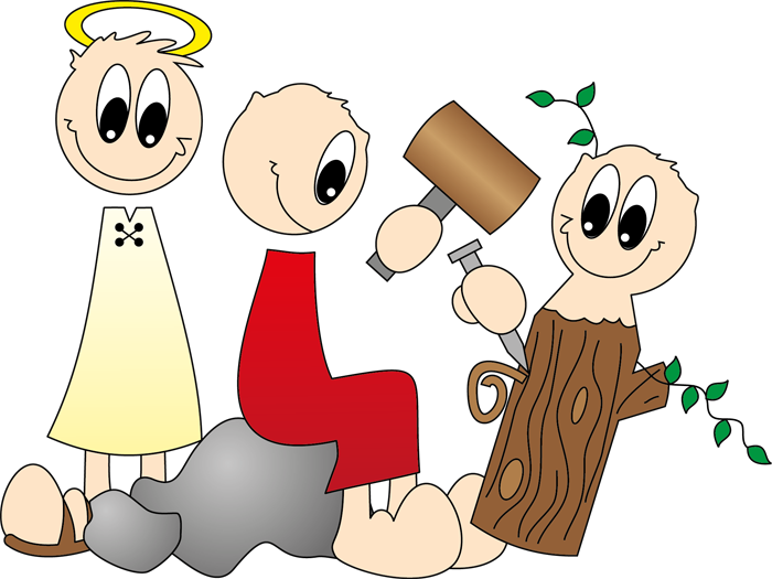Dibujo del curso Juan, de la Escuela de Evangelización San Andrés
